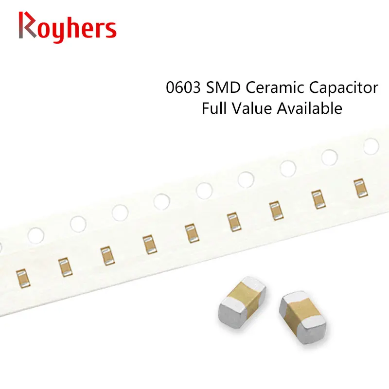 100 шт. 0603 SMD комплект конденсаторов 5% 10% 1608 220nF-47uF 220nF 1 мкФ 22 6 3 V 16V с алюминиевой