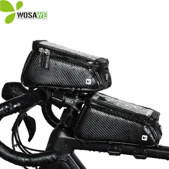 Waterproof Bicycle Bag Front for 6 inch Mobile Phone GPS Bike Cycling Top Tube Handlebar Bags Riding Mountain Bike Accessories
Waterproof Bicycle Bag Front for 6 inch Mobile Phone GPS Bike Cycling Top Tube Handlebar Bags Riding Mountain Bike Accessories