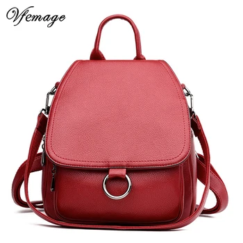 Vfemage 2019 Leather Backpack Women Shoulder Bag Female Backpacks Small School Bags for Girls Multifunction Backpack Sac a Dos
Vfemage 2019 Leather Backpack Women Shoulder Bag Female Backpacks Small School Bags for Girls Multifunction Backpack Sac a Dos