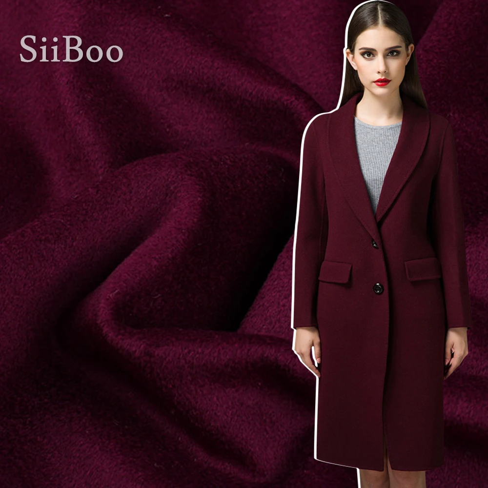 Australia high quality texture purple-red cashmere wool blend fabric for women winter coat tela de cachemir tissu SP6011
Australia high quality texture purple-red cashmere wool blend fabric for women winter coat tela de cachemir tissu SP6011