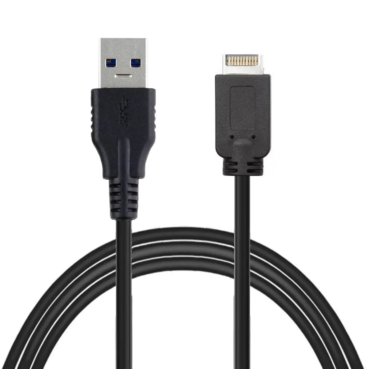 Cablecc USB 3.0 Type-A Male to USB 3.1 Front Panel Header Extension Data Cable 50cm
Cablecc USB 3.0 Type-A Male to USB 3.1 Front Panel Header Extension Data Cable 50cm