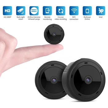 1080P HD Magnetic Mini WIFI Camera with Smart Phone APP Control Round Surveillance IP Cam Night Vision Action Video Recorder
1080P HD Magnetic Mini WIFI Camera with Smart Phone APP Control Round Surveillance IP Cam Night Vision Action Video Recorder
