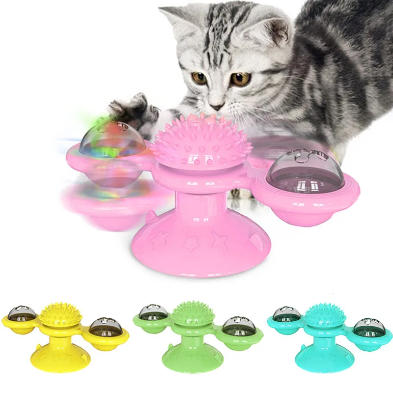Pet Cat Toys Interactive Windmill Cats Toy Training Tumbler Toy Ball with Catnip Led Ball Scratching Tickle Toys Cat Supplies
Pet Cat Toys Interactive Windmill Cats Toy Training Tumbler Toy Ball with Catnip Led Ball Scratching Tickle Toys Cat Supplies