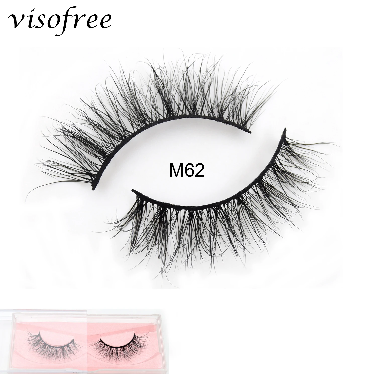 Visofree Mink Lashes 3D Mink Eyelashes Cruelty free Lashes Handmade Reusable Natural Eyelashes Popular False Lashes Makeup M62
Visofree Mink Lashes 3D Mink Eyelashes Cruelty free Lashes Handmade Reusable Natural Eyelashes Popular False Lashes Makeup M62