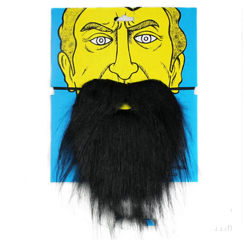 Halloween Party Creative 1Pcs White Black Brown Funny Costume Mustache Pirate Party Decoration Kids Fake Beard Moustache 
Halloween Party Creative 1Pcs White Black Brown Funny Costume Mustache Pirate Party Decoration Kids Fake Beard Moustache