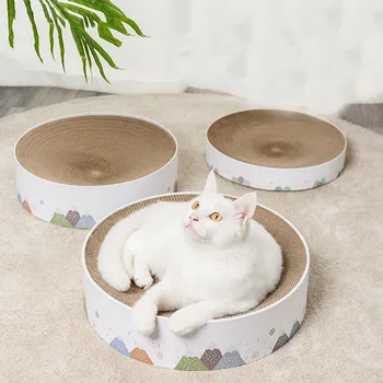 2020 Pet Cat Scratching Corrugated Board Grinding Claw Plate+Catnip Paper Pad Cat Toy Climbing Frame Scraper Mat
2020 Pet Cat Scratching Corrugated Board Grinding Claw Plate+Catnip Paper Pad Cat Toy Climbing Frame Scraper Mat