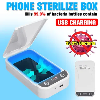(24 hour) 5V UV Light Phone Sterilizer Box Jewelry Phones Cleaner Personal Disinfection Cabinet with Aromatherapy Esterilizador
(24 hour) 5V UV Light Phone Sterilizer Box Jewelry Phones Cleaner Personal Disinfection Cabinet with Aromatherapy Esterilizador
