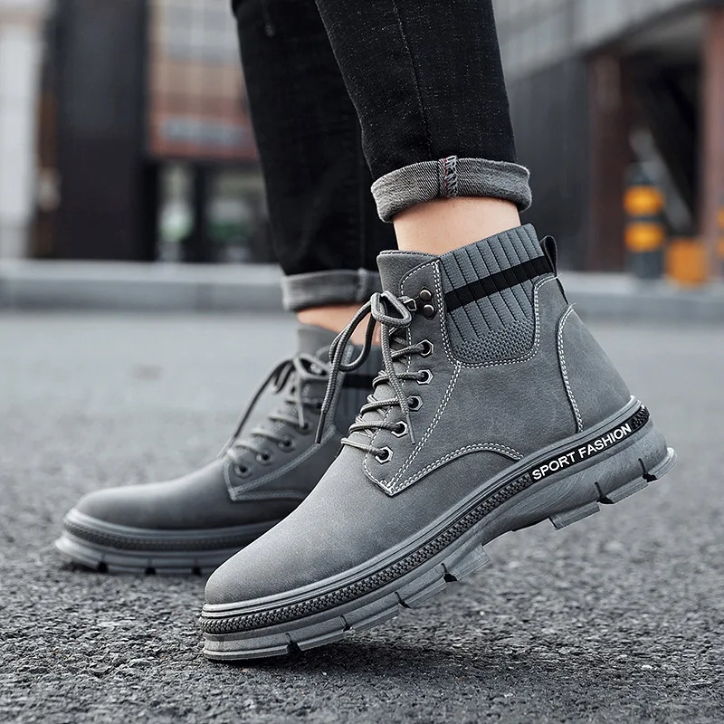 MEN'S Shoes Autumn New Style England Ankle Boots Versatile Retro Workwear Men's Boot Casual Lace-up Trend Martin Boots Men's
MEN'S Shoes Autumn New Style England Ankle Boots Versatile Retro Workwear Men's Boot Casual Lace-up Trend Martin Boots Men's