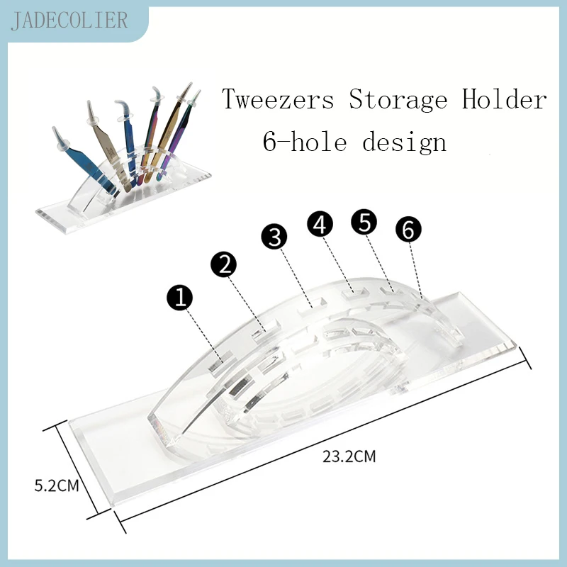 Acrylic eyelash tweezers Storage Holder 6pcs Tweezer Stand Positions eyelash extension tools
Acrylic eyelash tweezers Storage Holder 6pcs Tweezer Stand Positions eyelash extension tools