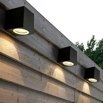 3W/5W IP65 Modern Brief Cube LED Wall Light Waterproof Indoor Outdoor Surface Mounted Lamp AC 85V- 265V 50-60Hz Garden Light
3W/5W IP65 Modern Brief Cube LED Wall Light Waterproof Indoor Outdoor Surface Mounted Lamp AC 85V- 265V 50-60Hz Garden Light