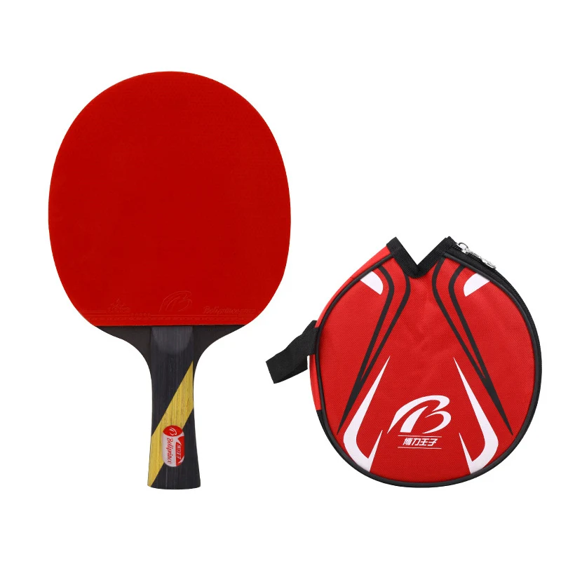 One Piece Professional Table Tennis Bat Racket Long Short Handle Ping Pong Paddle Racket Pimples With Bag For Competition 160g
One Piece Professional Table Tennis Bat Racket Long Short Handle Ping Pong Paddle Racket Pimples With Bag For Competition 160g