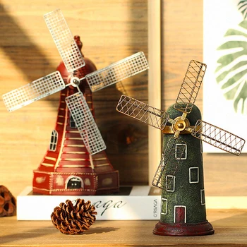 New European style Dutch windmill Home Decor Ornaments Vintage Resin Windmill Piggy Bank Furnishing Desktop Crafts Kids Gifts 
New European style Dutch windmill Home Decor Ornaments Vintage Resin Windmill Piggy Bank Furnishing Desktop Crafts Kids Gifts