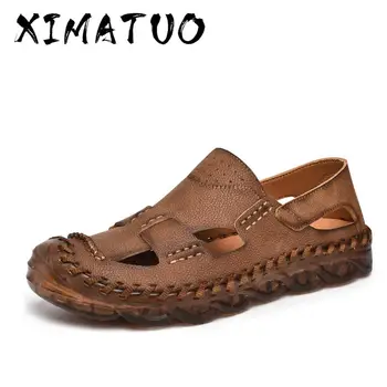 New Men Sandals man casual Beach shoes male outside Summer wading sandals Non-slip men large size genuine leather Sandals
New Men Sandals man casual Beach shoes male outside Summer wading sandals Non-slip men large size genuine leather Sandals