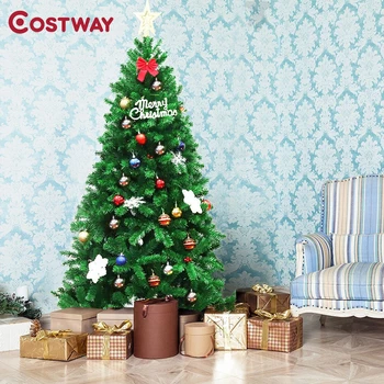 6 Ft 7 Ft Brand New Encryption Premium Realistic PVC Artificial Christmas Tree with Metal Stand Stunningly Lifelike Durable Leaf
6 Ft 7 Ft Brand New Encryption Premium Realistic PVC Artificial Christmas Tree with Metal Stand Stunningly Lifelike Durable Leaf