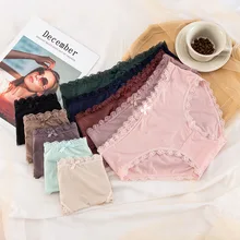 New Women's Underwear Sexy Lace Panties Fashion Hollow Out Comfort Briefs Low Waist Seamless Underpants Female Lingerie
New Women's Underwear Sexy Lace Panties Fashion Hollow Out Comfort Briefs Low Waist Seamless Underpants Female Lingerie