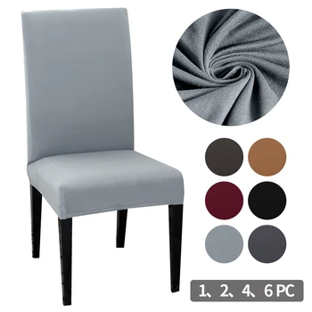 1/2/4/6pcs Solid Color Chair Cover Spandex Stretch Elastic Chair Slipcovers Protectors For Dining Room Party Wedding Banquet
1/2/4/6pcs Solid Color Chair Cover Spandex Stretch Elastic Chair Slipcovers Protectors For Dining Room Party Wedding Banquet
