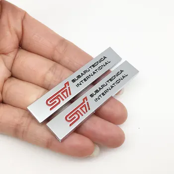 2pcs 3D Metal STI logo For Subaru XV Legacy Forester Impreza STI WRX Car Body Decoration car emblem Fender Side badge Sticker
2pcs 3D Metal STI logo For Subaru XV Legacy Forester Impreza STI WRX Car Body Decoration car emblem Fender Side badge Sticker