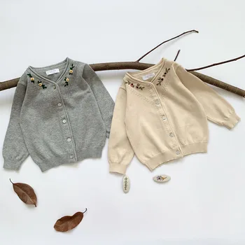 New 2020 Baby Girls Embroider Cardigan Coat Children Clothing Spring Autumn Baby Girl Long Sleeve Knitted Kids Cardigan Coat 
New 2020 Baby Girls Embroider Cardigan Coat Children Clothing Spring Autumn Baby Girl Long Sleeve Knitted Kids Cardigan Coat