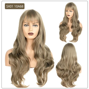 wig Long Wigs Ombre Synthetic Wavy Wigs for African American Women Heat Resistant Part Side Density 120 High Temperature Fibre
wig Long Wigs Ombre Synthetic Wavy Wigs for African American Women Heat Resistant Part Side Density 120 High Temperature Fibre