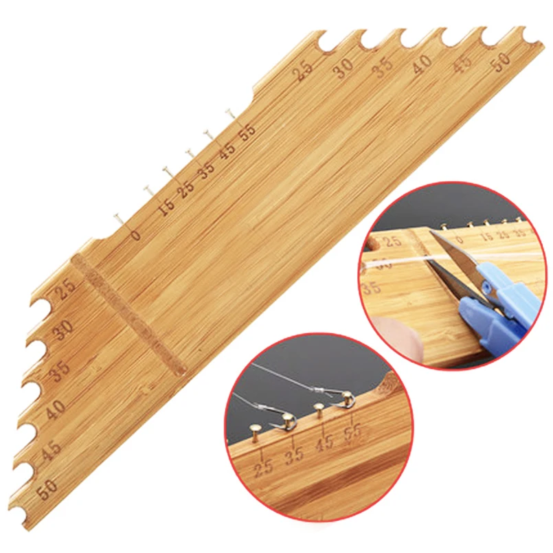 Wooden Multi-functional Sub-line Ruler with Hook from Fish Wire Holder Line Measurement Board Ruler Fishing Gear Fishing Tackle
Wooden Multi-functional Sub-line Ruler with Hook from Fish Wire Holder Line Measurement Board Ruler Fishing Gear Fishing Tackle