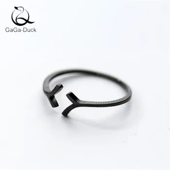 New Personality Fashion Jewelry 925 Sterling Silver Women Simple Black Branch Creative Opening Rings R228
New Personality Fashion Jewelry 925 Sterling Silver Women Simple Black Branch Creative Opening Rings R228