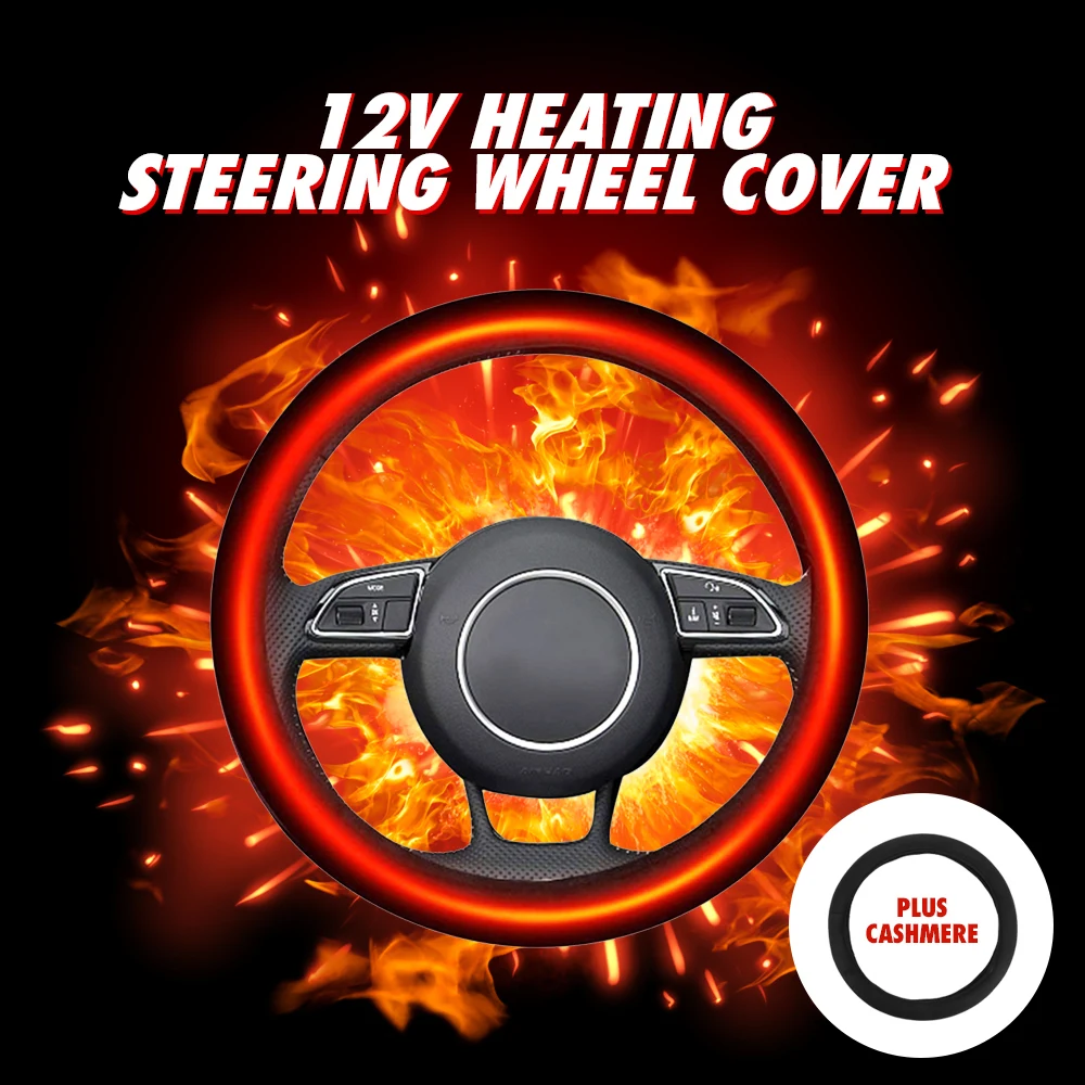 Heated Electric Steering Wheel Covers Warmer Universal 38cm 12V Steering Cover cigarette lighter winter Car Interior Decoration 
Heated Electric Steering Wheel Covers Warmer Universal 38cm 12V Steering Cover cigarette lighter winter Car Interior Decoration