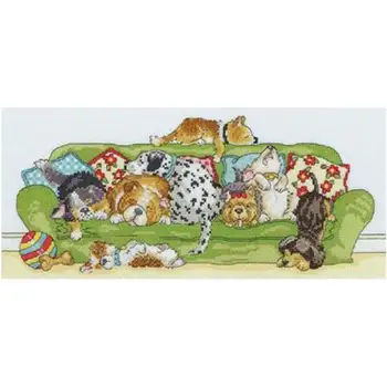 Puppy sleeping on sofa patterns Counted Cross Stitch 11CT 14CT 18CT DIY Cross Stitch Kits Embroidery Needlework Sets home decor
Puppy sleeping on sofa patterns Counted Cross Stitch 11CT 14CT 18CT DIY Cross Stitch Kits Embroidery Needlework Sets home decor