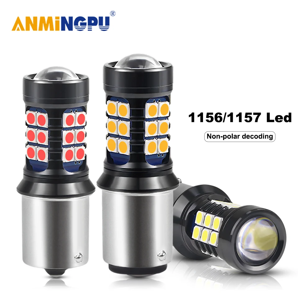ANMINGPU 2x Signal Lamp 1156 Led Canbus Ba15s P21w Py21w Bau15s 3030SMD 1157 Bay15d Led P21/5W Turn Signal Light Brake Light 12V
ANMINGPU 2x Signal Lamp 1156 Led Canbus Ba15s P21w Py21w Bau15s 3030SMD 1157 Bay15d Led P21/5W Turn Signal Light Brake Light 12V