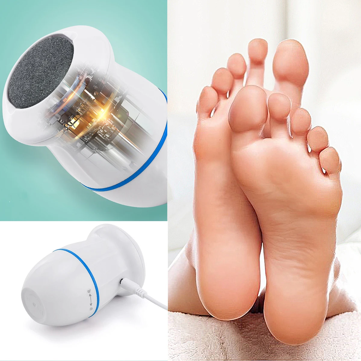 Electric Foot File Portable Electric Foot File Foot Grinder Callus Dead Skin Remover Pedicure Tool Foot Files Dropshipping
Electric Foot File Portable Electric Foot File Foot Grinder Callus Dead Skin Remover Pedicure Tool Foot Files Dropshipping