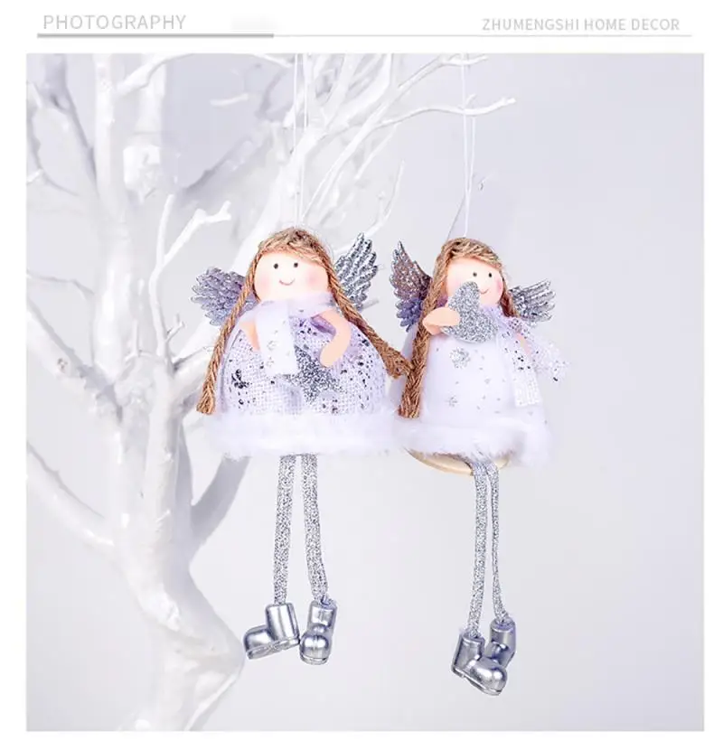 1PC Merry Christmas Decorations for Home Angel Dolls Tree Decor Ornament Elf Pendant Table Deco Xmas Gift | Дом и сад
