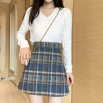 Skirt Faldas Mujer Moda 2020 Skirts Womens Faldas Autumn Winter High Waist Wool Wild Skirt Solid Color Pocket A-Line Mini Dress
Skirt Faldas Mujer Moda 2020 Skirts Womens Faldas Autumn Winter High Waist Wool Wild Skirt Solid Color Pocket A-Line Mini Dress