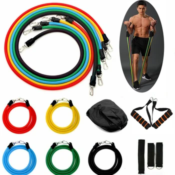 11 Pcs/Set Latex Exercises Resistance Bands Training Exercise Yoga Tube Pull Rope Rubber Expander Elastic Band Fitness Pedal D20
11 Pcs/Set Latex Exercises Resistance Bands Training Exercise Yoga Tube Pull Rope Rubber Expander Elastic Band Fitness Pedal D20