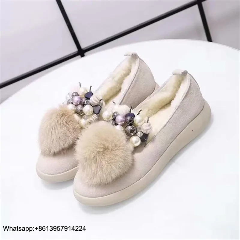 Scarpe Flats Shoes Ladies Donna Winter Sapato Feminino Beading Flower Zapatos De Mujer Women Shoes Flock Loafers Women
Scarpe Flats Shoes Ladies Donna Winter Sapato Feminino Beading Flower Zapatos De Mujer Women Shoes Flock Loafers Women