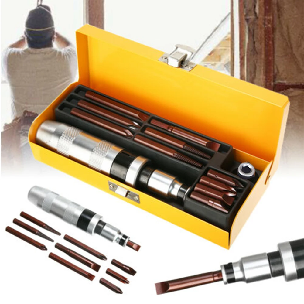 12pcs With Case Screwdriver Set Non Slip Kit Socket Practical Electric Drill Flat Screw Hand Tool Extractor Impact Driver Bits
12pcs With Case Screwdriver Set Non Slip Kit Socket Practical Electric Drill Flat Screw Hand Tool Extractor Impact Driver Bits