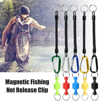 Outdoor Magnetic Net Release Clip with String Cord Multifunctional Quick Release Clip Holder Fly Fishing Tool Fishing Accessory
Outdoor Magnetic Net Release Clip with String Cord Multifunctional Quick Release Clip Holder Fly Fishing Tool Fishing Accessory