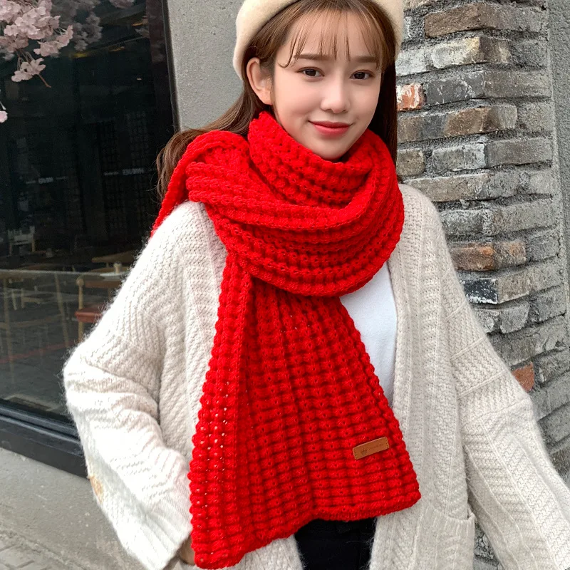 2019 New Style Corn Labeling Wool Scarf Autumn & Winter Korean-style Students Knitted Warm Thick Versatile Scarf
2019 New Style Corn Labeling Wool Scarf Autumn & Winter Korean-style Students Knitted Warm Thick Versatile Scarf