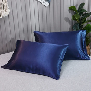 2 Pcs Satin Imitative Silk Pillowcases Soft Plain Pillow Cover Without Zipper Standard Queen King Size Available Bed Accessories
2 Pcs Satin Imitative Silk Pillowcases Soft Plain Pillow Cover Without Zipper Standard Queen King Size Available Bed Accessories