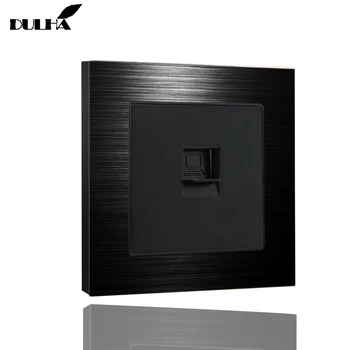 Computer Wall Ethernet Socket, Luxurious Satin Metal Panel, Electric RJ45 Data Network Internet Jack Cat5 Coaxial Plug Outlet
Computer Wall Ethernet Socket, Luxurious Satin Metal Panel, Electric RJ45 Data Network Internet Jack Cat5 Coaxial Plug Outlet