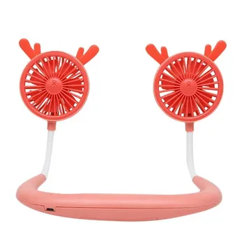 USB LED Light Neckband Lazy Neck Hanging Style Dual Cooling Fan USB Colorful Portable Handheld Fan Low Noise Multi-function Mini
USB LED Light Neckband Lazy Neck Hanging Style Dual Cooling Fan USB Colorful Portable Handheld Fan Low Noise Multi-function Mini