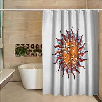 Sun 3D Printed Shower Curtain Fantastic Swirled Stripes Vortex Style Wavy Lines Background Astronomy Cartoon Hotel Quality
Sun 3D Printed Shower Curtain Fantastic Swirled Stripes Vortex Style Wavy Lines Background Astronomy Cartoon Hotel Quality