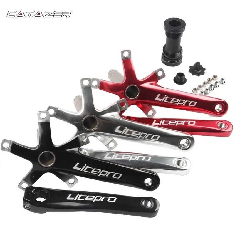 Litepro Aluminum Alloy Folding Bicycle Hollow One Crank 170mm BCD 130mm Folding Bicycle Crank Tooth Mtb Crankset 170mm
Litepro Aluminum Alloy Folding Bicycle Hollow One Crank 170mm BCD 130mm Folding Bicycle Crank Tooth Mtb Crankset 170mm