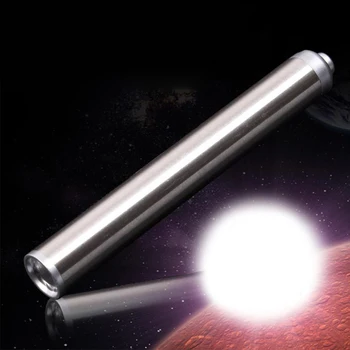 Stainless Steel Pen Shape Tactical Practical Emergency Durable Mini Torch Super Bright Outdoor Travel Night Light Led Flashlight
Stainless Steel Pen Shape Tactical Practical Emergency Durable Mini Torch Super Bright Outdoor Travel Night Light Led Flashlight