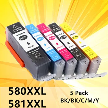 580XXL 581XXL Ink Cartridge Replacement for Canon PGI-580XXL CLI-581XXL PGI 580 XXL CLI 581 XXL Pixma TS8150 TS8151 TS8152
580XXL 581XXL Ink Cartridge Replacement for Canon PGI-580XXL CLI-581XXL PGI 580 XXL CLI 581 XXL Pixma TS8150 TS8151 TS8152