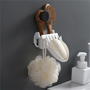 Seamless Paste Wall Soap Box Kitchen Non-Slip Drain Soap Sponge Storage Holder Bathroom Cosmetic Storage Rack
Seamless Paste Wall Soap Box Kitchen Non-Slip Drain Soap Sponge Storage Holder Bathroom Cosmetic Storage Rack