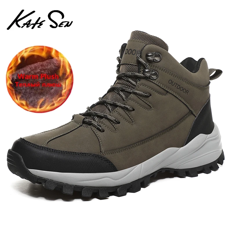 Fashion Men's Boots Thick Plush Men Snow Boots Non-slip Wear-Resistant Hiking Boots Outdoor Men Winter Boots Zapatillas Hombre
Fashion Men's Boots Thick Plush Men Snow Boots Non-slip Wear-Resistant Hiking Boots Outdoor Men Winter Boots Zapatillas Hombre