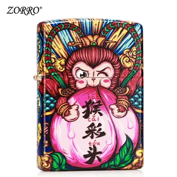 Lighter Creative Country Tide Monkey Colorful Head Paint Retro Grinding Wheel Personality Windproof
Lighter Creative Country Tide Monkey Colorful Head Paint Retro Grinding Wheel Personality Windproof