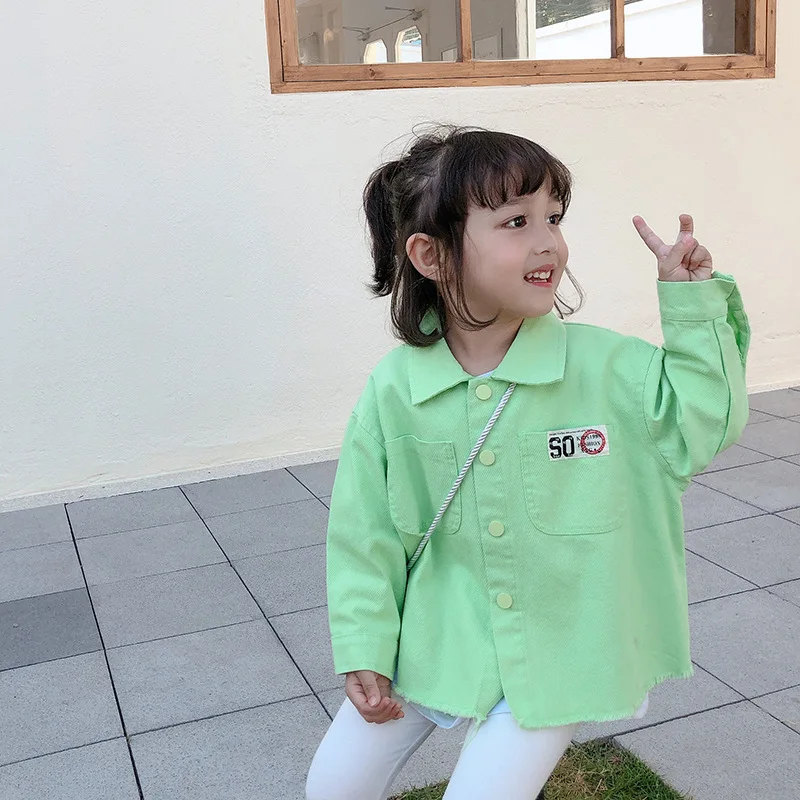 Girls Spring Thin Coat 2020 Spring New Style Children Long-sleeved Upper Garment Children Korean-style Lettered Fashion-Jacket
Girls Spring Thin Coat 2020 Spring New Style Children Long-sleeved Upper Garment Children Korean-style Lettered Fashion-Jacket