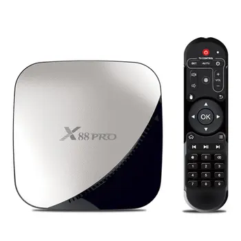 Android 9.0 TV Box 4GB RAM 64GB ROM X88 MAX PLUS RK3328 Quad Core TYPE-C 2.4G/5Ghz Dual WiFi BT4.0 4K Smart Set Top Box PK 8.1
Android 9.0 TV Box 4GB RAM 64GB ROM X88 MAX PLUS RK3328 Quad Core TYPE-C 2.4G/5Ghz Dual WiFi BT4.0 4K Smart Set Top Box PK 8.1