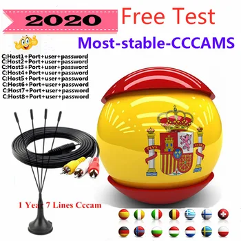 CCCams 7 lines for Satellite tv Receiver lines WIFI FULL HD DVB-S2 Support via USB Wifi
CCCams 7 lines for Satellite tv Receiver lines WIFI FULL HD DVB-S2 Support via USB Wifi