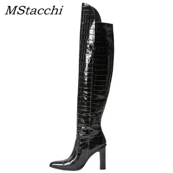 MStacchi 2020 Sexy Over The Knee High Boots For Women Stone Pattern Pointed Toe Long Boots Woman Chunky High Heels Shoes Ladies
MStacchi 2020 Sexy Over The Knee High Boots For Women Stone Pattern Pointed Toe Long Boots Woman Chunky High Heels Shoes Ladies